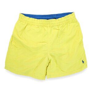 Polo‎ Ralph Lauren Men's Shorts Size Small Yellow Elastic WaistSwim Trunks
